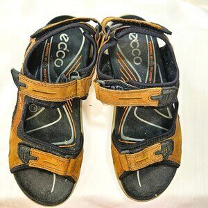 ECCO Yucatan Brown Men's Walking and Hiking Strap Sandals Size 43/10